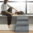 thumbnail image 4 of Dog Stairs for Small Dogs - High Density Foam Dog Ramp, Extra Wide Pet Steps with Non-Slip Bottom for High Beds, Couche and Sofa, Best for Dogs, 4 of 8