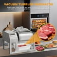 thumbnail image 3 of Meat Tumbler Marinator 18L Vegetable Vacuum Tumbling Marinator Three-Speed Meat Pickle Machine Fast Marination Process for Jerky Sausage Bacon, 3 of 8