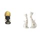 thumbnail image 1 of Figura De Resina De Pareja De Gatos Y Mujeres Africanas, Adorno De Mesa, Escultura Creativa, Regalo Para Decoración Del Hogar, Centro De Mesa Para Entrada, Repisa, Repisa De Comedor, Adorno, 1 of 8