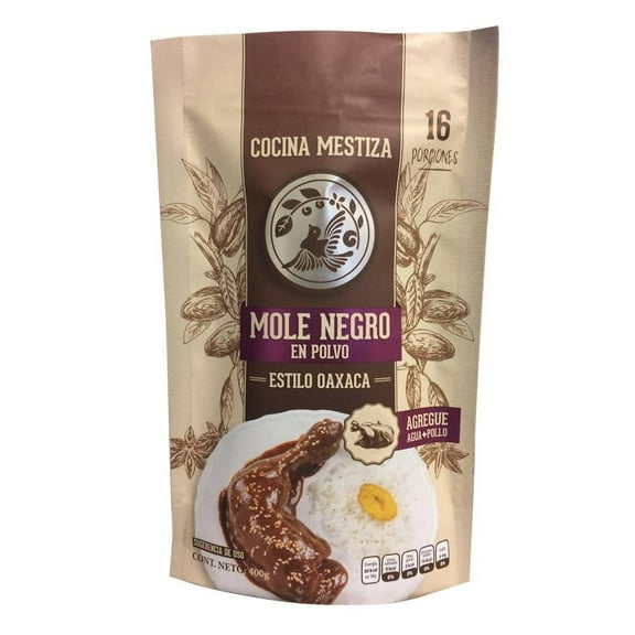 Mole negro almendrado Cocina Mestiza en polvo estilo Oaxaca 400 g