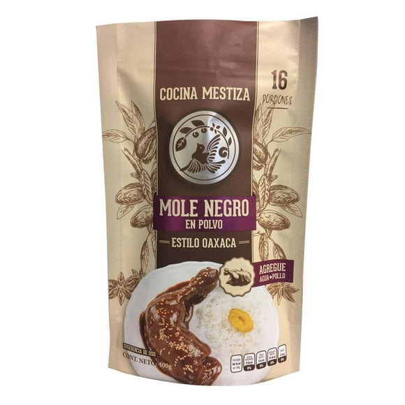Mole negro almendrado Cocina Mestiza en polvo estilo Oaxaca 400 g