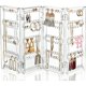thumbnail image 1 of Organizador de joyas - Estante para pendientes de 6 niveles para 140 pares - Soporte compacto - Mesa plegable e independiente - 11,57x4,8x3,46, 1 of 5