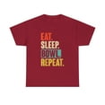 thumbnail image 2 of Eat Sleep Bowl Repeat Funny Bowling T-Shirt, 2 of 2
