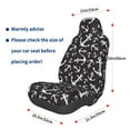 thumbnail image 3 of Rateoe Anchors Print Car Seat Cover,Elastic Car Seat Protector,Washable Durable Automotive Seat Cover Car Interior Accessories, 3 of 5