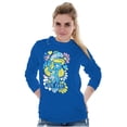 thumbnail image 4 of Retro Sassy Smurfette Love Corp Women's Long Sleeve T Shirt Brisco Brands M, 4 of 6