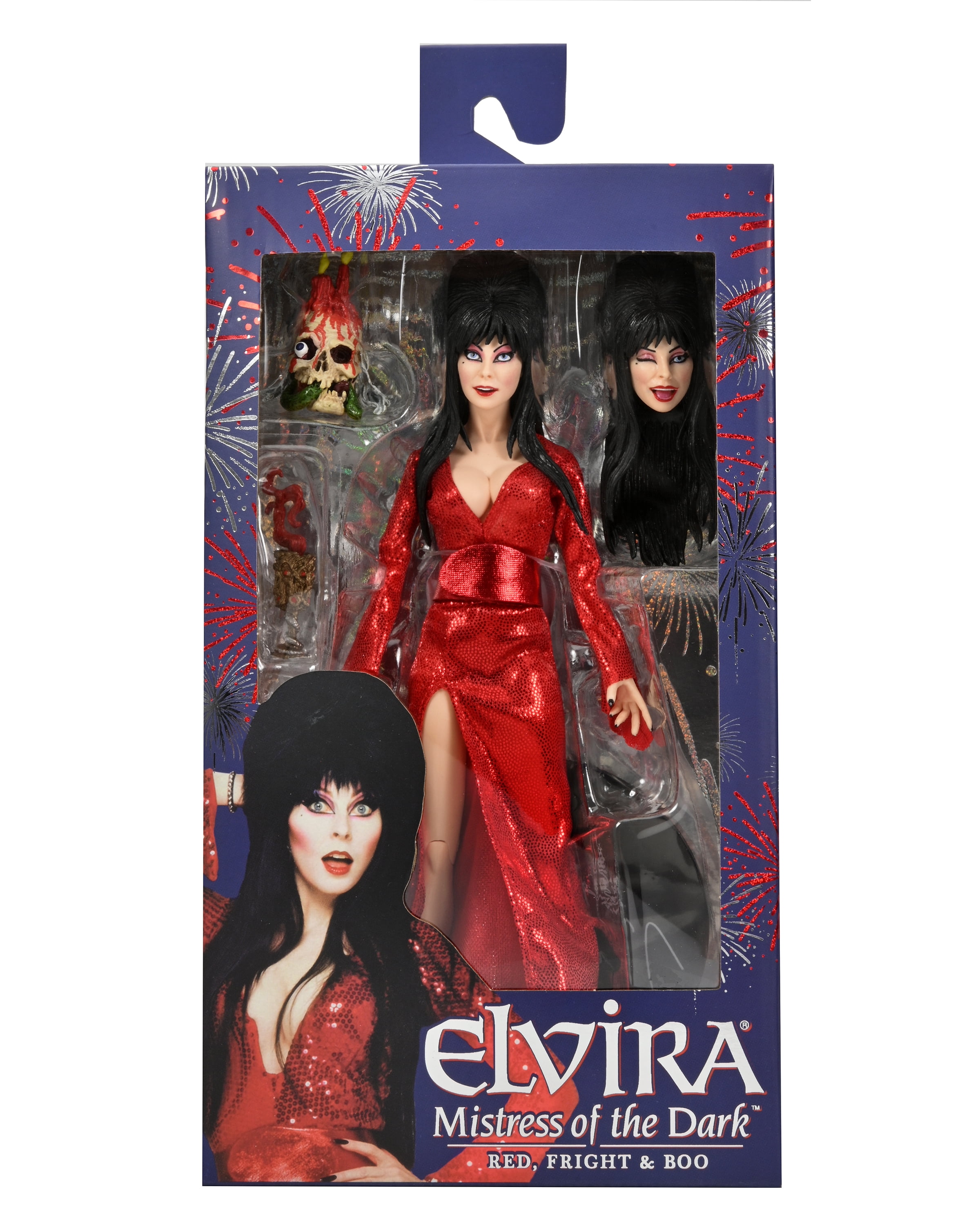 NECA, Elvira 8‚Äù Clothed Action Figure, ‚ÄúRed, Fright, and Boo
