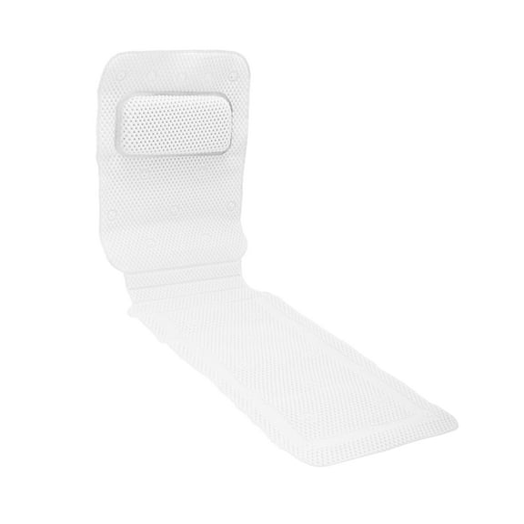 Unique Bargains Bath Pillows Spa Bath Pillows for Tub Neck and Back Support Bath Pillows for Tub Bathtub Accessories for Relaxing Spa Experience White