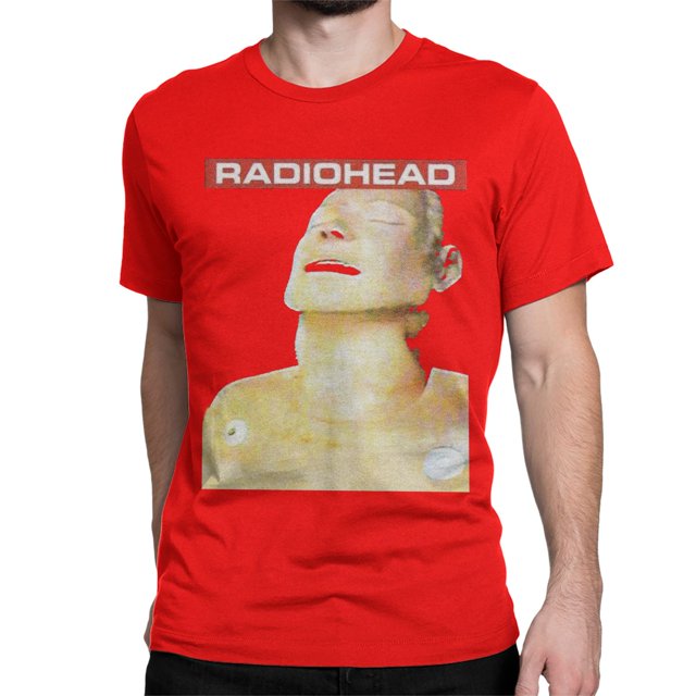 Camiseta de rock para hombre y mujer, de algodón, informal, cuello redondo, álbum de música The Bends, camisetas de manga corta, estampadas.