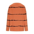 thumbnail image 5 of Womens Striped Long Sleeve Sweater 2026 Spring V-Neck Crop Tops Casual Soft Pullover Basic Tees Loose Fit Blouses, 5 of 6