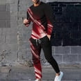 thumbnail image 2 of Stamzod Men's Tracksuits Long Sleeve Warm Up Sweatsuits for Men Set Line Colorblock Plus Size 2 Piece Casual Athletic Jogging Suits, 2 of 7