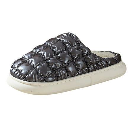 

Qufokar Men Boots Rubber Mens Slippers Wide Width Size 10 Men Warm Slippers Home Winter Cotton Slippers Fashion Cute Warm Slippers Casual Home Shoes
