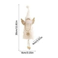 thumbnail image 2 of Xihbxyly Artículos En Liquidación para Mujeres Colgante Decorativo de Árbol de Navidad, Vestido de Vellón de Cordero, Sombrero Largo En Alas de Ángel, Colgante Pequeño para Niña, 2 of 4