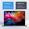 thumbnail image 4 of External Blu-Ray Optical Drive USB 3.0 Portable 3D Combo Reader CD DVD Player Burner, 4 of 5