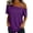 #0078-Purple, variant on Uootdi Womens Blouses Solid Color V Neck Button Front Loose Fit Short Sleeve Lightweight Tops T Shirts Street Style Outfit Gift