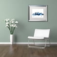 thumbnail image 4 of Trademark Fine Art "Atlanta Georgia Skyline White" Canvas Art by Michael Tompsett, White Matte, Silver Frame, 4 of 4
