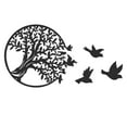 thumbnail image 2 of kurtrusly Beautifully Crafted Metal Tree Wall Sculpture For Stylish Statement Piece Easy To Install black 30cm 1Set, 2 of 6