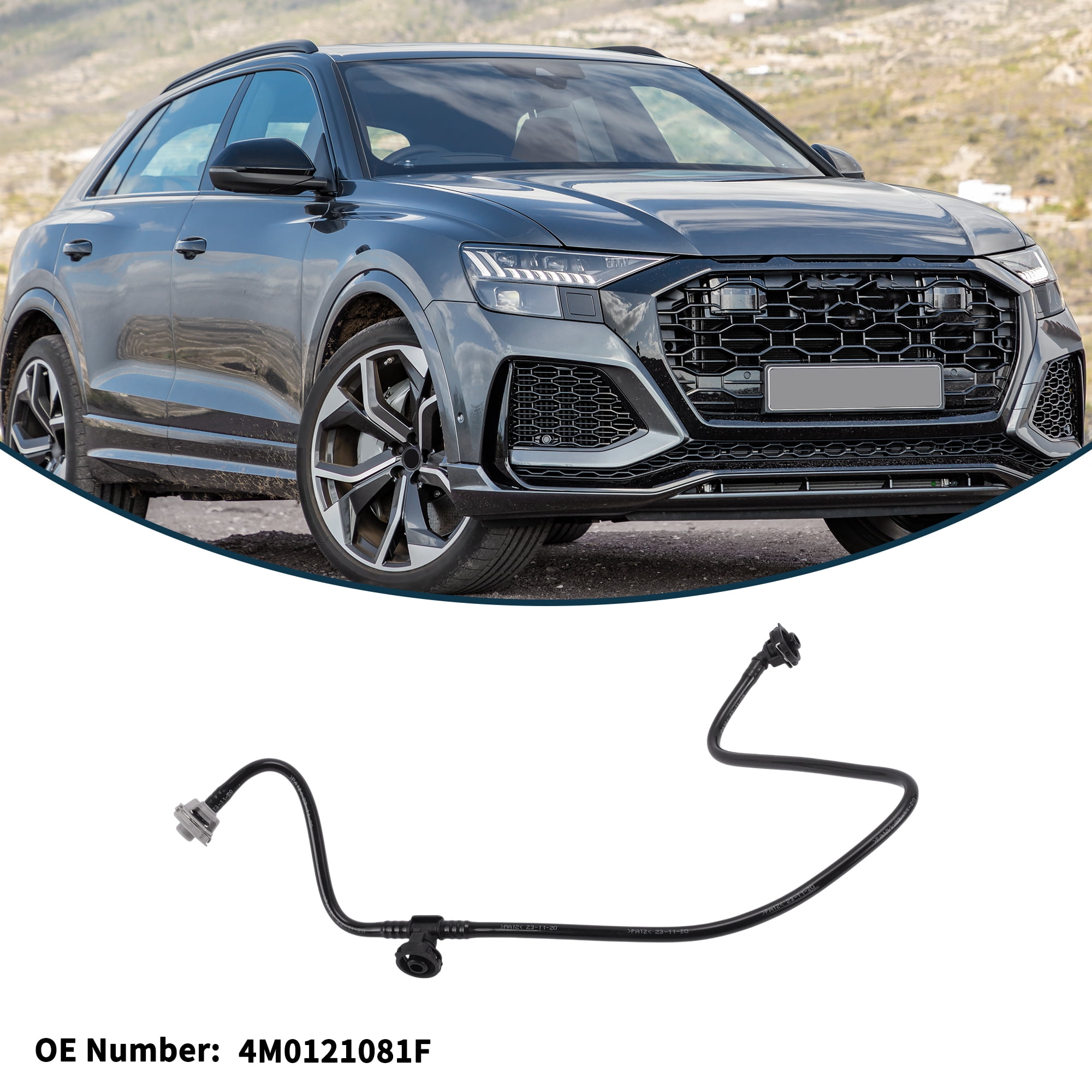 Unique Bargains Radiator Hose Heater Hose Radiator Outlet Hose Pipe for Audi Q8 2019-2024
