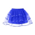 thumbnail image 4 of Ediodpoh Women's Tutu Skirt Solid Color Carnival Puffy Mesh Skirt for Stage Performance and Party Skirts for Women Blue XL, 4 of 5