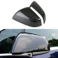 thumbnail image 3 of OUBOLUN ABS Imitate Carbon Fiber Whole Sets 11 Pieces Door Mirror Cover Window Rises Frame Rear Air Vent Trims Steering Wheel Cover Front Water Cup Panel For Tesla Model X 2016-2020 Car Decoration, 3 of 7