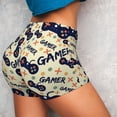 thumbnail image 4 of Kdxio Game Controller Print Workout Shorts for Women Seamless Soft Smooth Gym Yoga Scrunch Active Shorts, 4 of 9