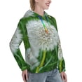 thumbnail image 6 of Kdxio Dandelion Flower In The Meadow Print Womens Oversized Hoodies Sweatshirts Hooded Pullover Tops Sweaters Casual-X-Large, 6 of 7