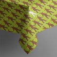 thumbnail image 6 of Green Bigfoot Pattern Rectangle Tablecloth 60"x120",Waterproof Polyester Rectangle Table Cloth, Wipeable Spillproof Polyester Tablecloth for Dining, Camping, Indoor and Outdoor, 6 of 6
