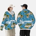 thumbnail image 4 of Lsque Earth View World Map UPF 50+ Lightweight Sun Protection Men's Women's Long Sleeve Shirt, Hoodie Performance -Small, 4 of 9