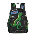 thumbnail image 1 of Easygdp Space Dino Cartoon Black para Easygdp Yak - Mochila Casual Ligera y Resistente para Viaje y Senderismo para Hombres y Mujeres, 1 of 7