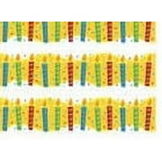 Candles Edible Photo Image Cake Border Decoration