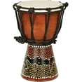 thumbnail image 2 of X8 Drums Mini Djembe Gecko Dot Paint Design, 2 of 3
