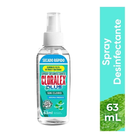 Spray desinfectante Cloralex Plus aroma fresco 63 ml