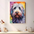 thumbnail image 2 of Komondor Dog Gift - Art Bedroom - Graffiti Dog Wall Art For Living Room Large Size Modern Home Wall Decor Abstract Canvas Wall Art Ready to Hang Size 11''x17'', 24''x36'', 2 of 4
