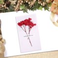thumbnail image 4 of SIfdSeng Get it Fast Christmas Charm Dried Flower Greeting Card Festive Design Natural Holiday Sentiments Idea, 4 of 5