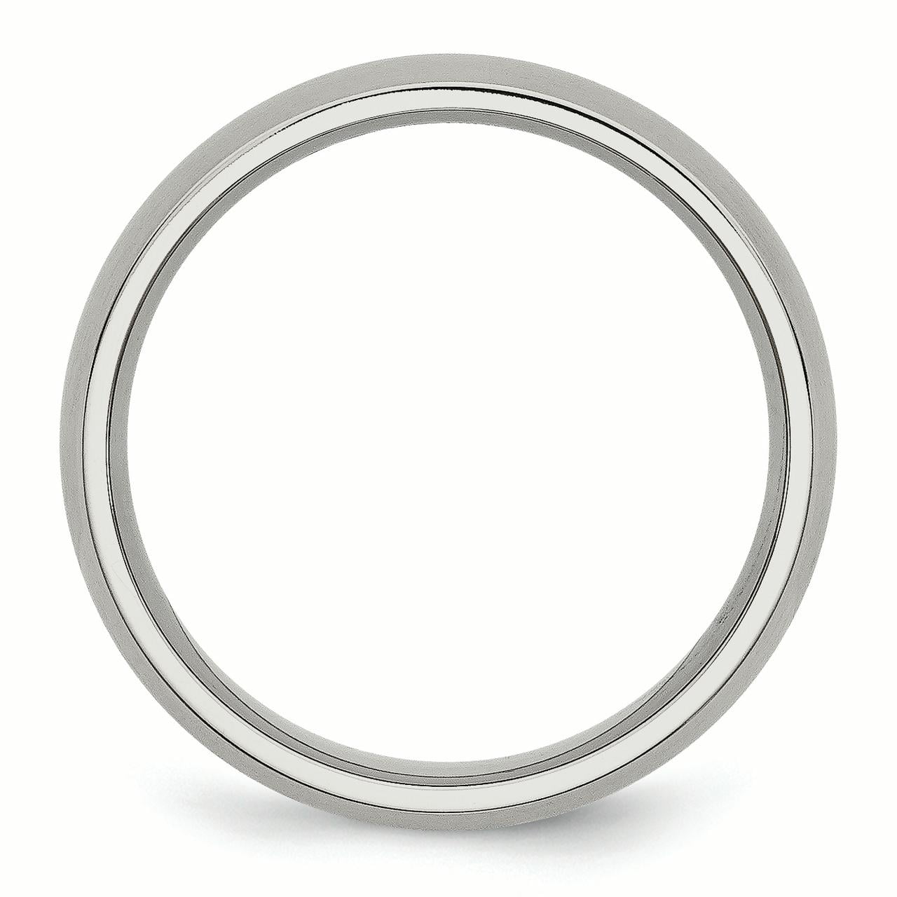 Stainless Steel 6mm Brushed Band