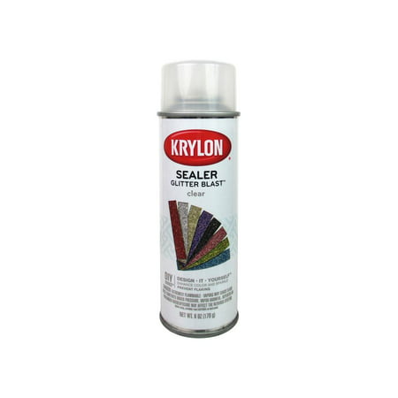 Krylon Glitter Blast Clear Sealer Paint, 6 Oz. (Best Paint For Pottery)
