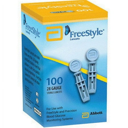 ABBOTT FreeStyle Sterile Lancets 100 Ct For GLucose Care