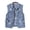Blue, variant on Women's Casual Denim Waistcoat Frayed Sleeveless Ripped Jacket Vest Vintage Western Trucker Jacket with Pockets