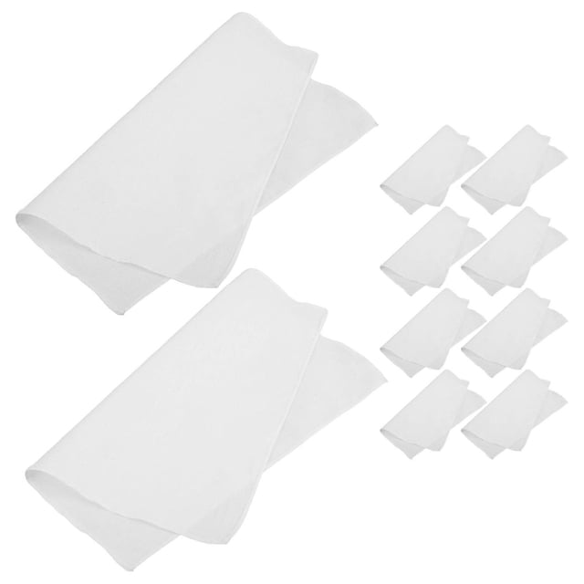 DIY Handicraft Plant Dyeing Tool with 10Pcs White Cotton Fabric Squares
