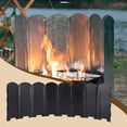 thumbnail image 4 of Almencla Pare-Vent de Réchaud de Camping Pratique en Fer Pliable pour BBQ Randonnée Cuisine Hauteur 40CM, 4 of 7