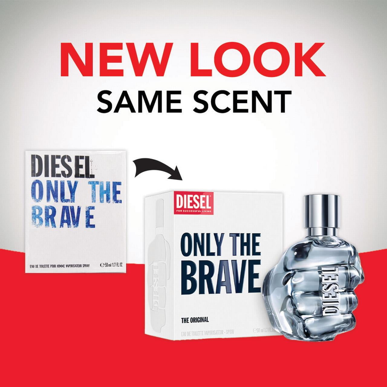 Diesel Only the Brave Eau de Toilette Spray, Cologne for Men, 1.7 fl oz