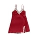 thumbnail image 5 of Batas Lencería Mujer Lindo Estampado de Corazón Satén Bata con Cinturón Camisola Pantalones Cortos Pijamas Mujer Pijamas, 5 of 9