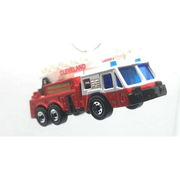 Christmas Ornament for Cleveland Fire Engine Truck Red