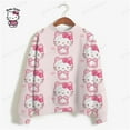 thumbnail image 3 of Sudadera con capucha de moda para mujer, ropa de calle, sudadera de otoño e invierno de manga larga, suéter con capucha Harajuku, sudadera de dibujos animados de HELLO KITTY para mujer, 3 of 5