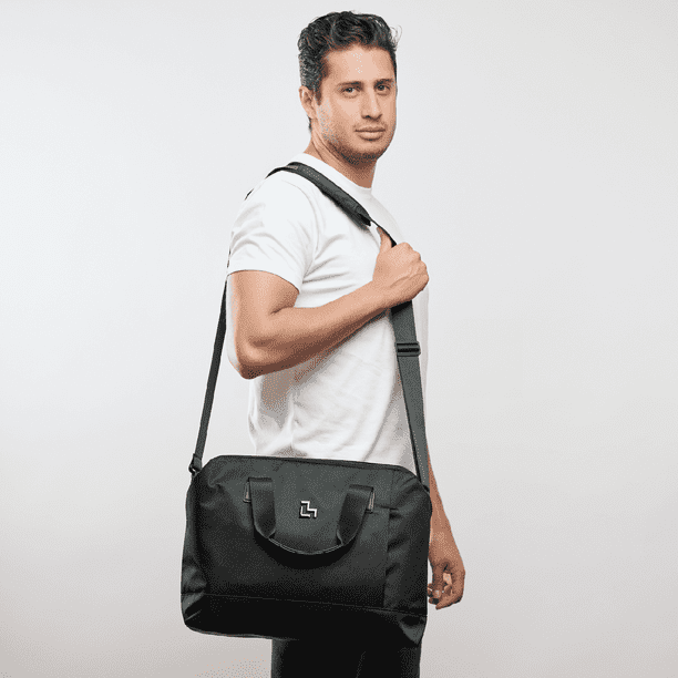 Portafolio Hombre Ejecutivo para Laptop hasta 15.6 Pulgadas LUCKMAN Modelo Dante negro UNITALLA LUCKMAN Portafolio Hombre tipo Maletin ideal como