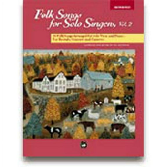 Folk Songs for Solo Singers Vol. 2 Medium High Voice  (Book and CD)