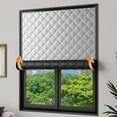 thumbnail image 7 of Clearance Sale! Thermal Window Cover for Winter, 39" X 59" Window Insulation Kit, Oxford Cloth Cotton Layer Window Covers for Winter to Keep Heat, Thermal Insulated Curtains Fits up to Window, 7 of 7