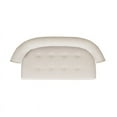 thumbnail image 2 of Jennifer Taylor Home Jared Roll Arm Tufted Polyester Fabric Bench, Sky Neutral Beige, 2 of 7