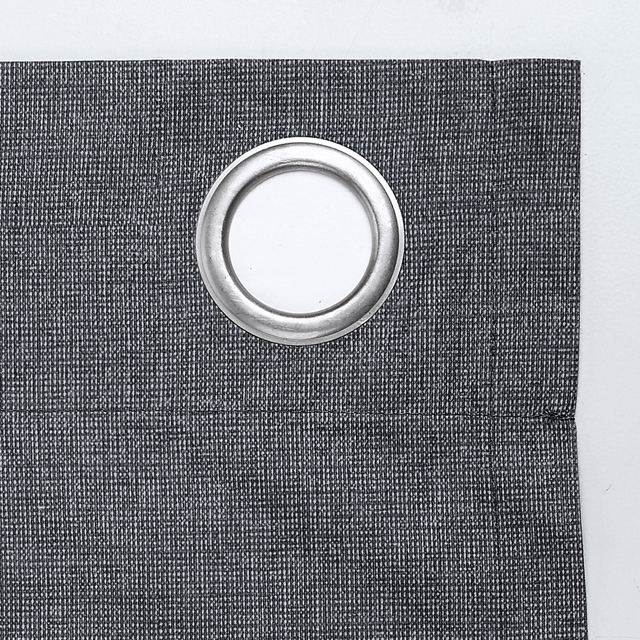 Sun Zero Duran Thermal Insulated 100% Blackout Grommet Curtain Panel, 50"X95", Charcoal (Single Panel)