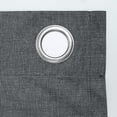 thumbnail image 5 of Sun Zero Duran Thermal Insulated 100% Blackout Grommet Curtain Panel, 50"X95", Charcoal (Single Panel), 5 of 8