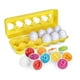 thumbnail image 4 of Juego de huevos a juego de colores para niños, 12 Uds., reconocimiento de números, juguete de emparejamiento con caja de almacenamiento, 4 of 14